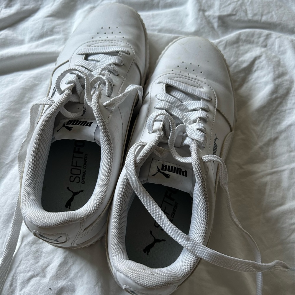 Puma white sneakers